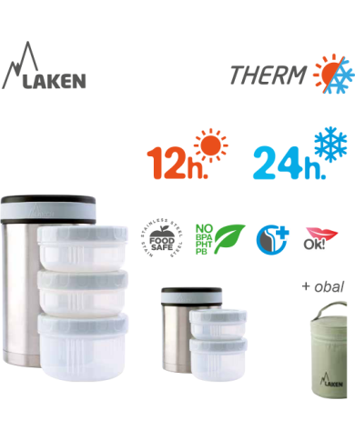 St. steel thermo food container 0,5 L. Drinklife B