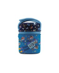 St. steel thermo food container 0,50 L. SPACE ROBO