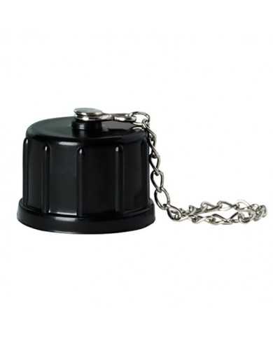 Plastic screw cap for aluminium canteens