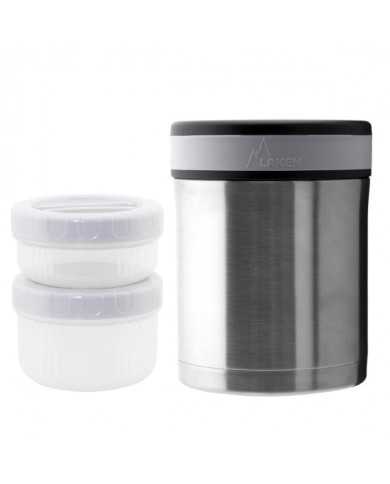 St. steel thermo food container 1 L. + cover LJ Pi