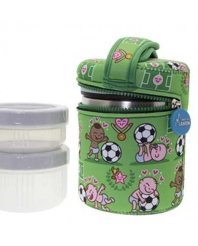 St. steel thermo food container 1 L. + cover LJ Pi