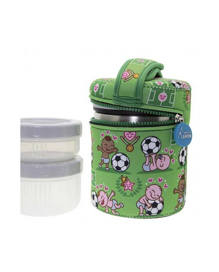 St. steel thermo food container 1 L. + cover LJ Pi