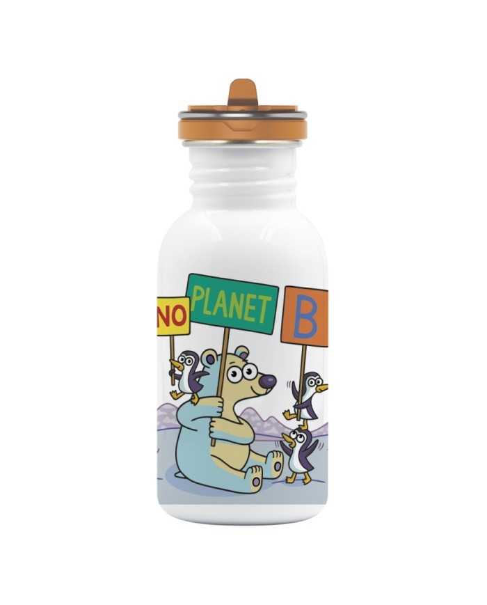 St. steel bottle Flow cap 0,5L NO PLANET