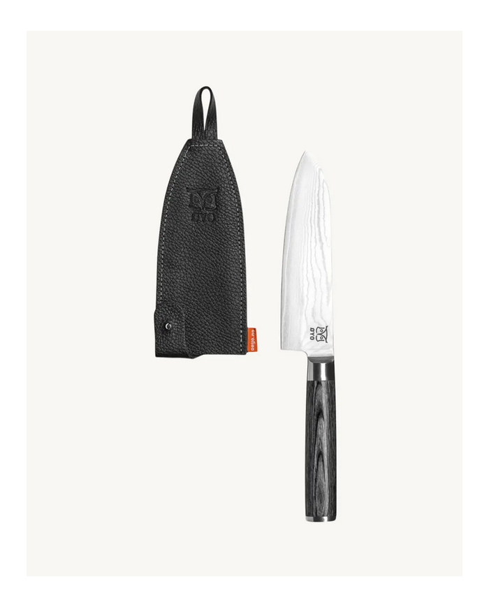 OYO OPAL SANTOKU DAMASCUS KNIFE 