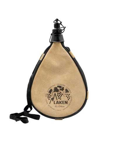 LAKEN LEATHER CANTEEN 2L STRAIGHT FORM