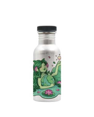 Alu. bottle 0,6 L. Plain cap - Gaia