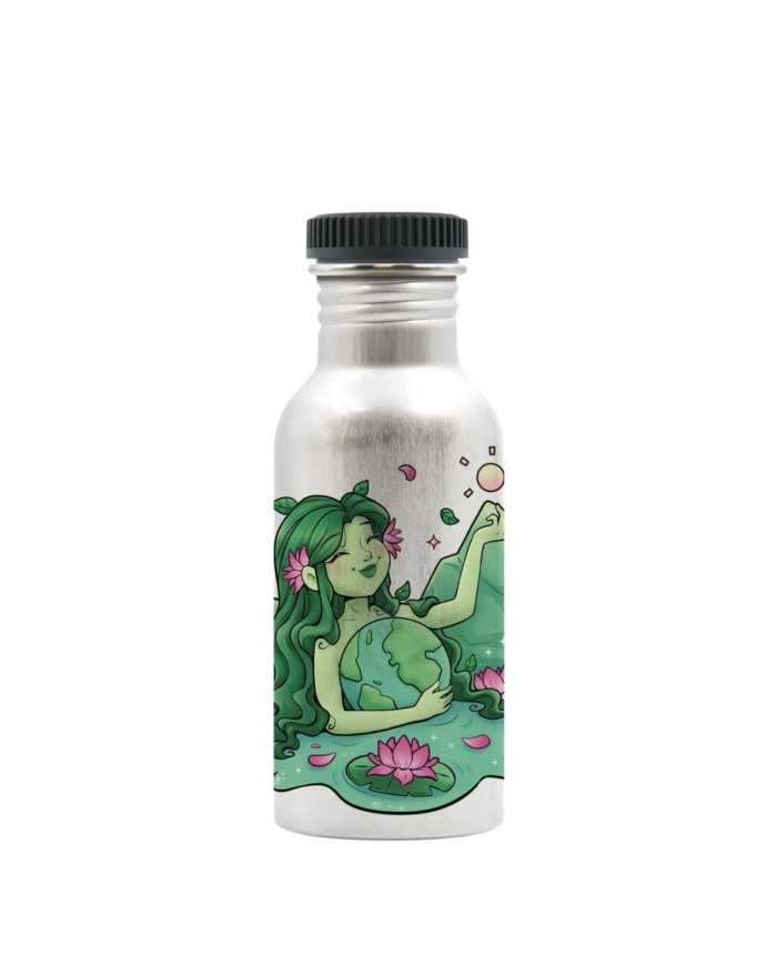 Alu. bottle 0,6 L. Plain cap - Gaia