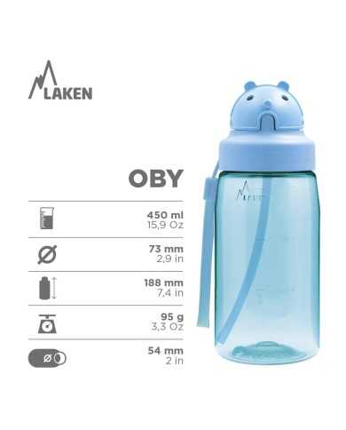 Tritan bottle 0,45 L. OBY cap Eco robot