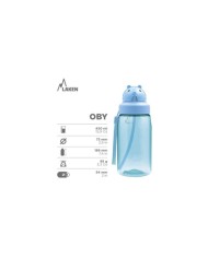 Tritan bottle 0,45 L. OBY cap Eco robot