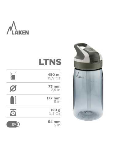 Tritan bottle 0,45 Summit cap Animal camping