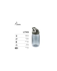 Tritan bottle 0,45 Summit cap Animal camping