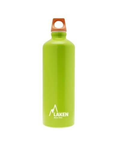 Alu. bottle Futura 0,75 L. - pink cap - Green bottle
