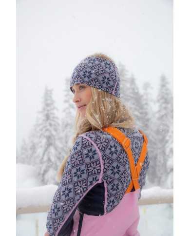 Rose Headband - 100% Merino Wool