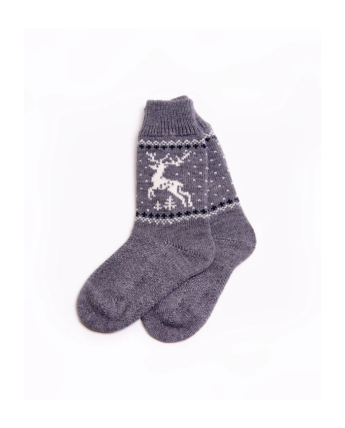 Reindeer wool socks