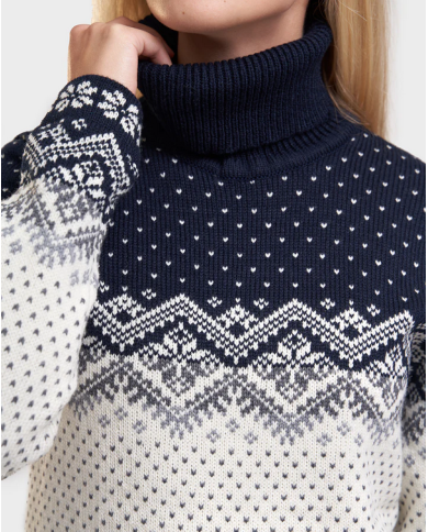 FOLC IRBOSKA WOMEN'S SWEATER WITH COLLAR