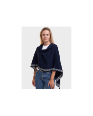 Vilo multi-wear jacquard knit poncho