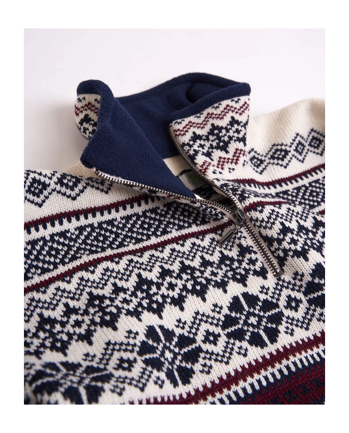 Ruhnu men´s zipper neck sweater