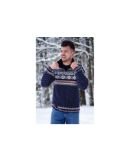 Ruhnu men´s zipper neck sweater