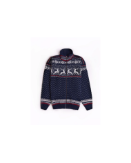 Reindeer zipper cardigan