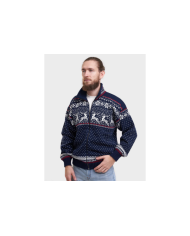 Reindeer zipper cardigan