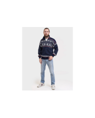 Reindeer zipper cardigan