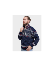 Reindeer zipper cardigan