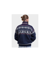 Reindeer zipper cardigan