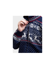 Reindeer zipper cardigan