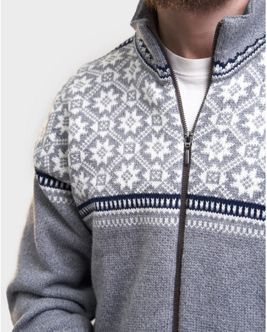 Kihnu zipper cardigan