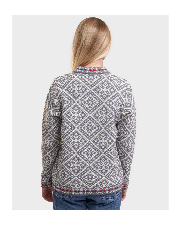 Muhu woolen pattern cardigan