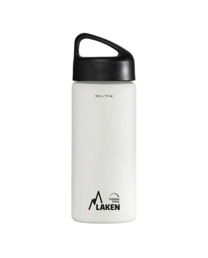 St. steel thermo bottle 18/8 - 0,5L - White