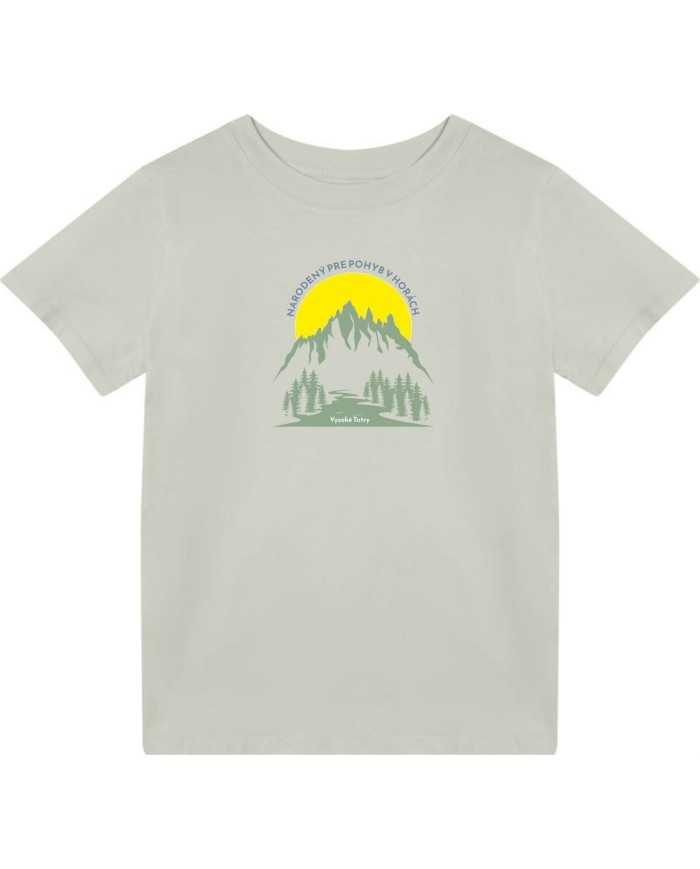 Juniorské bavlnené tričko - Narodený v horách