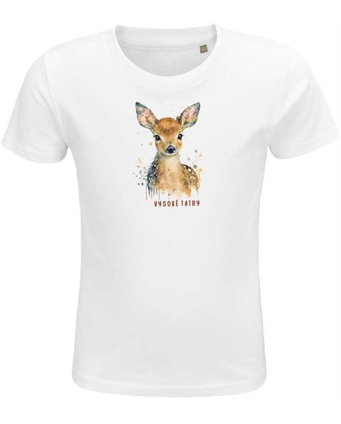 Detské bavlnené tričko - Laňka