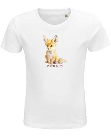 Detské bavlnené tričko - Líška