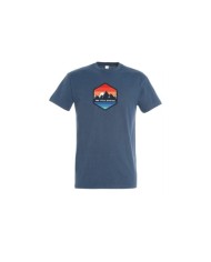 Pánske bavlnené tričko - Adventure šesťuholník