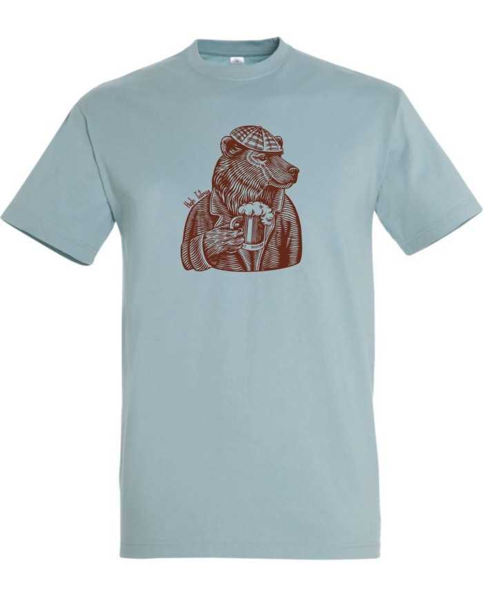 Pánske bavlnené tričko - Medveď