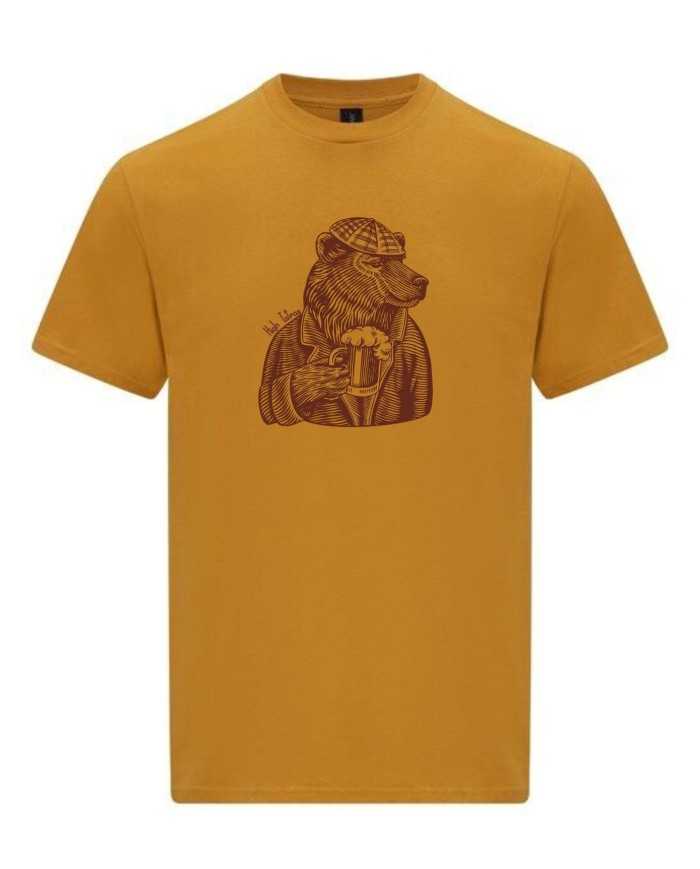 Pánske bavlnené tričko - Medveď