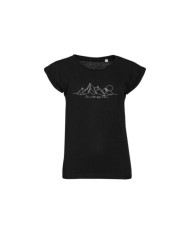 Dámske bavlnené tričko - Línia hôr