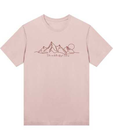 Dámske bavlnené tričko - Línia hôr