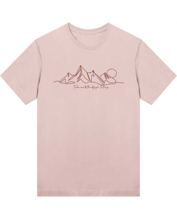 Dámske bavlnené tričko - Línia hôr