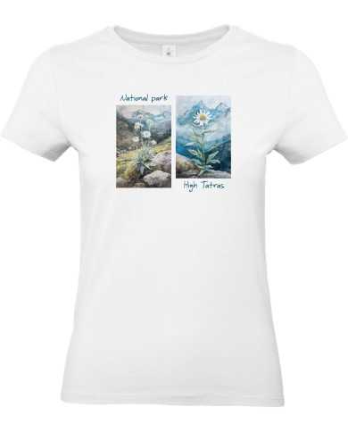 Dámske bavlnené tričko - National park Plesnivec