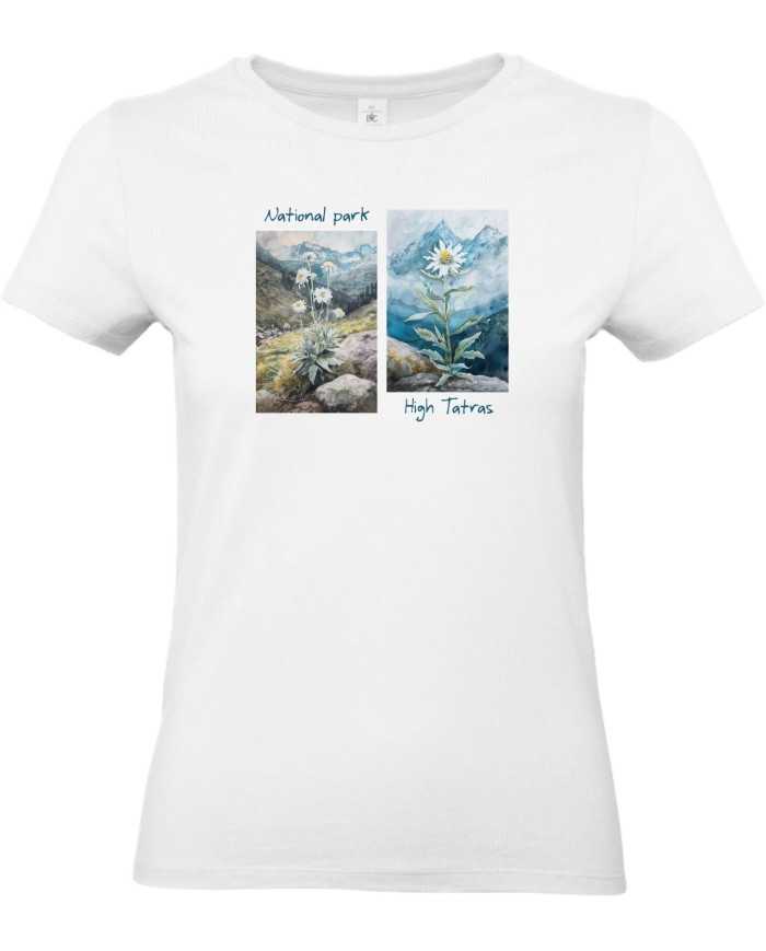 Dámske bavlnené tričko - National park Plesnivec