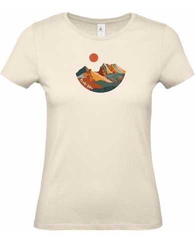 Dámske bavlnené tričko - Hory