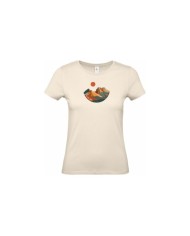 Dámske bavlnené tričko - Hory