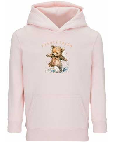 Dievčenská mikina s kapucňou - Medvedík