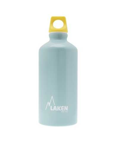 Alu. Bottle Futura 0,6 L.-Yellow Cap -Light blue B