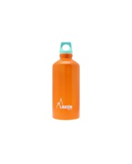 Alu. Bottle Futura 0,6 L.-Blue Cap -Orange Bot.