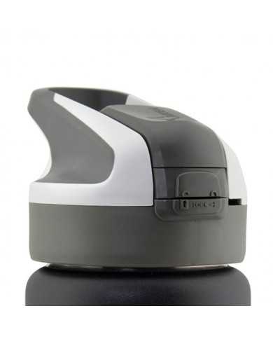 Drinking cap "Summit" Grey for wide neck st. steel