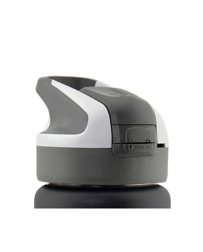 Drinking cap "Summit" Grey for wide neck st. steel