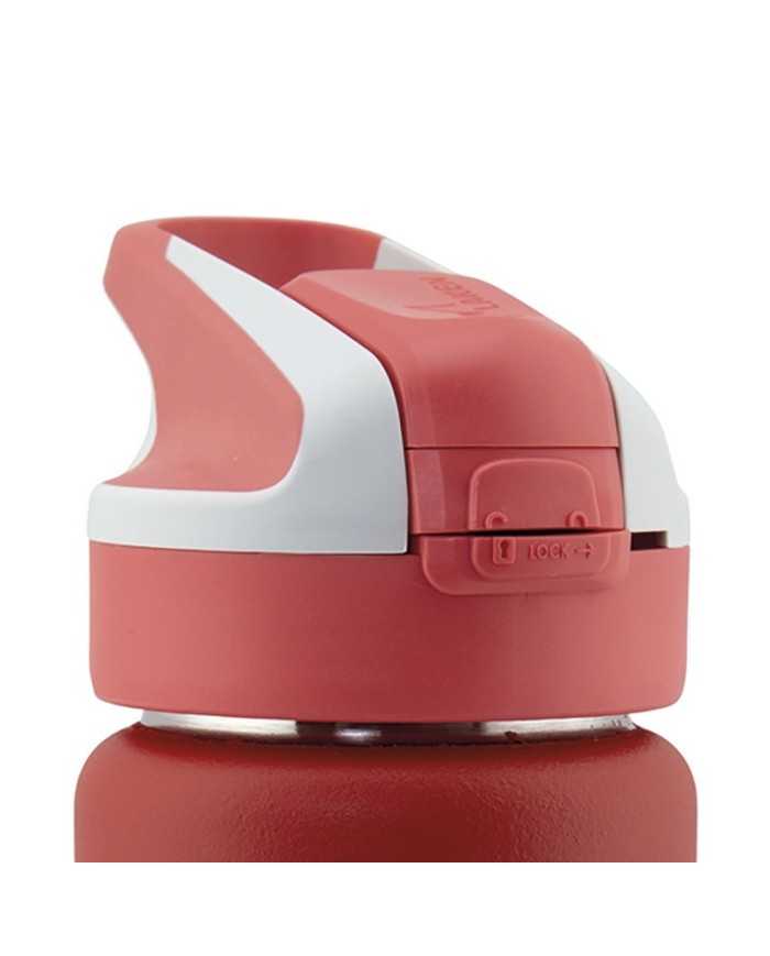 Drinking cap "Summit" Red for wide neck st. steel